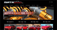 Desktop Screenshot of miataspeed.com
